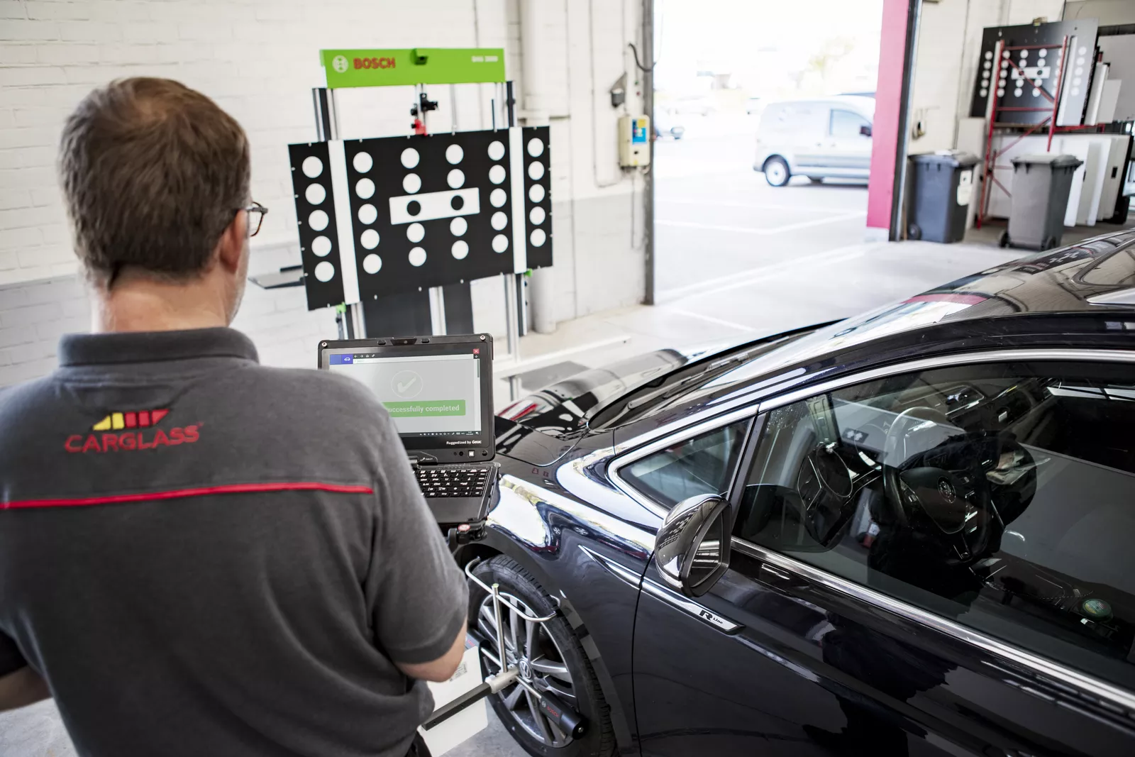 Vervanging van ruiten met rijhulpsystemen