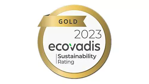 Ecovadis Gold certificate 2023